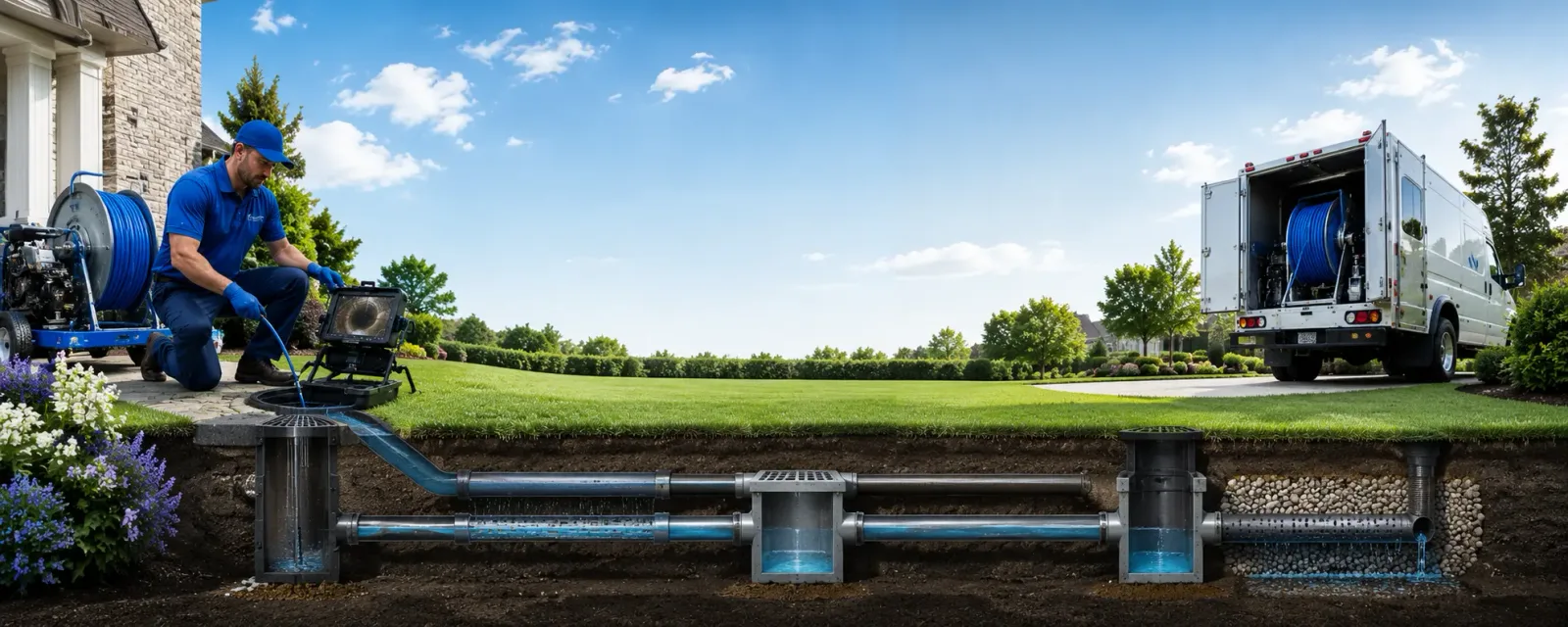Outdoor drain cleaning information for Bailey, CO